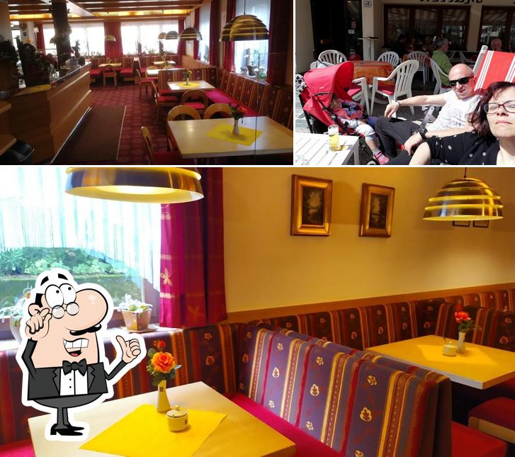 Gli interni di Cafe Marlen