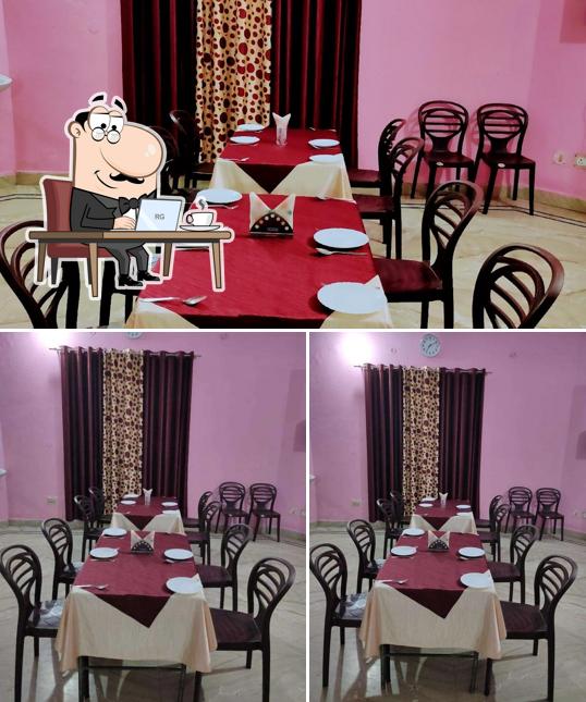 The interior of Highway Inn Buddha Restaurant