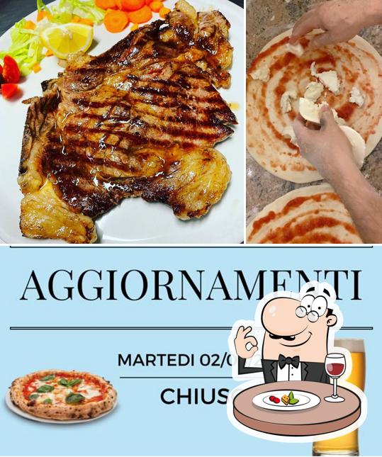 Questa è la immagine che presenta la cibo e birra di Pizzeria Da Jerry