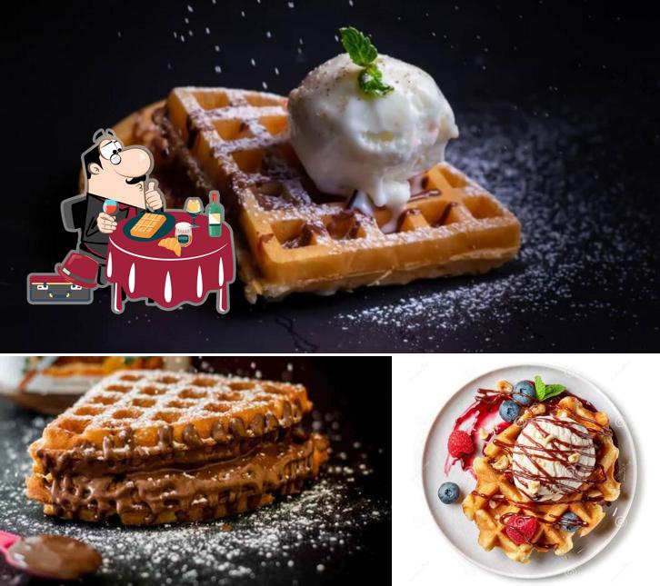 Waffles at American & Belgium Waffle Co