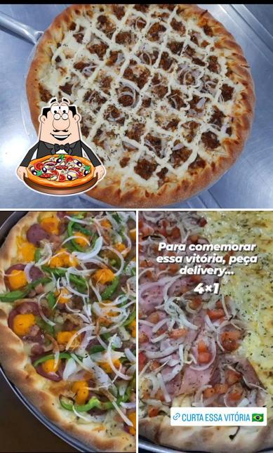 Escolha pizza no Capixabão Pizzaria Hamburgueria Restaurante