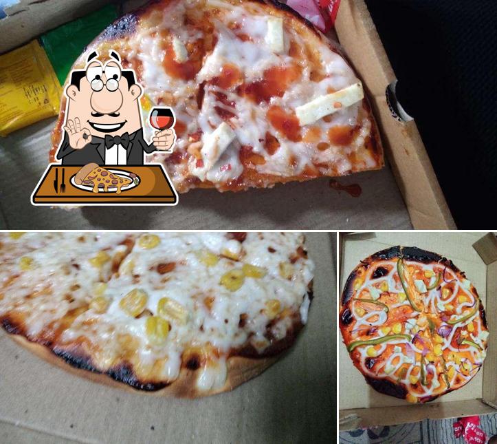 Get pizza at Crazy Pizza World