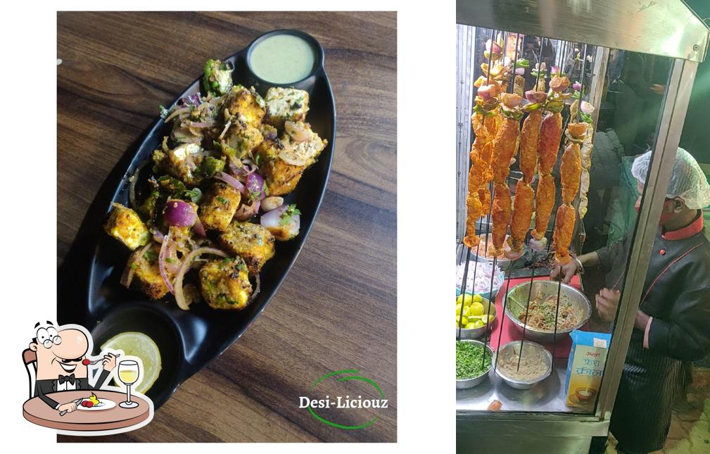 Food at Desi-liciouz / Desi-Cafe