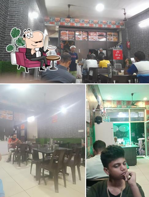The interior of Jay Kalyan Bhojnalay
