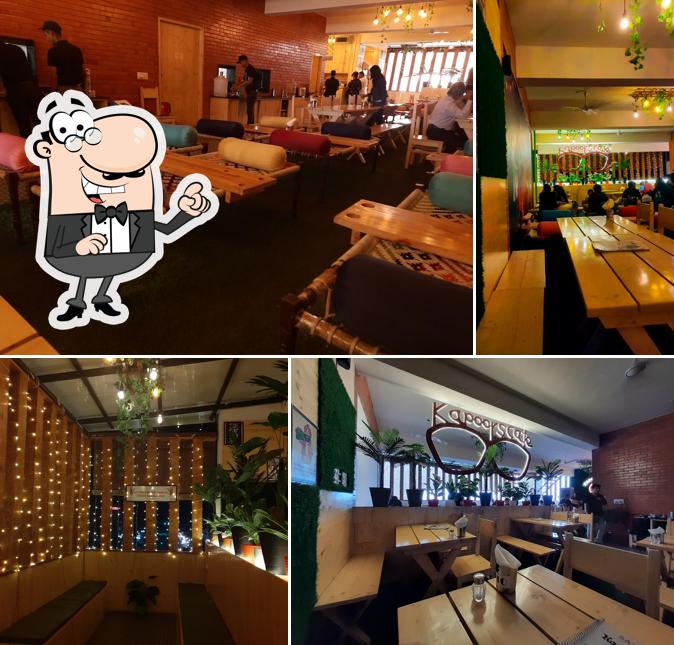 The interior of Kapoor's Cafe - KR Puram