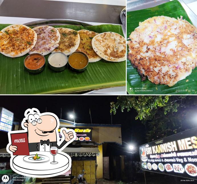Food at Sri Kannish Bhavan