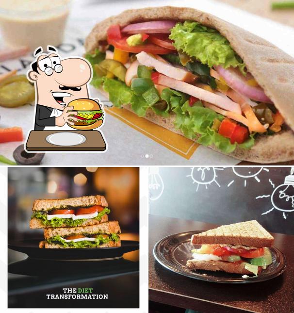 Try out a burger at The Diet Transformation