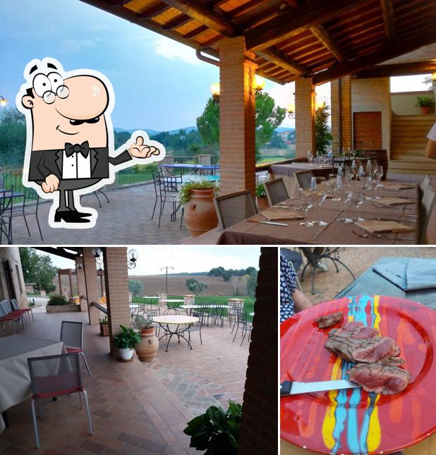 Gli interni di Agriturismo Il Tiro