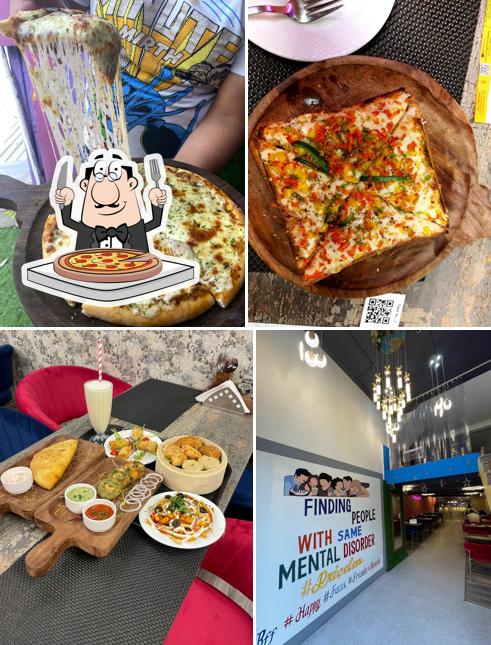 Order pizza at Eis and Bites