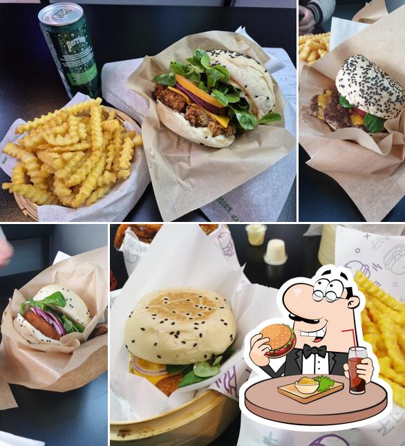 Dégustez l'un des hamburgers disponible à GOMU Lorient
