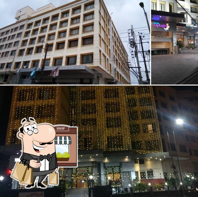 Check out how Hotel Saptagiri looks outside