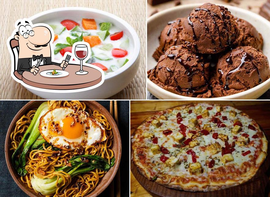 Food at Hustle & Bustle Cafe and Restaurant