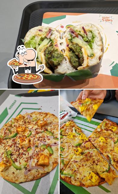 Order various kinds of pizza