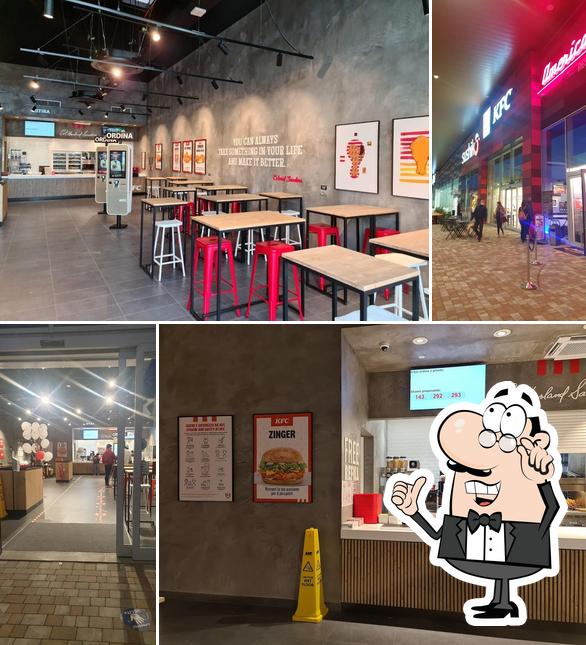 Gli interni di KFC