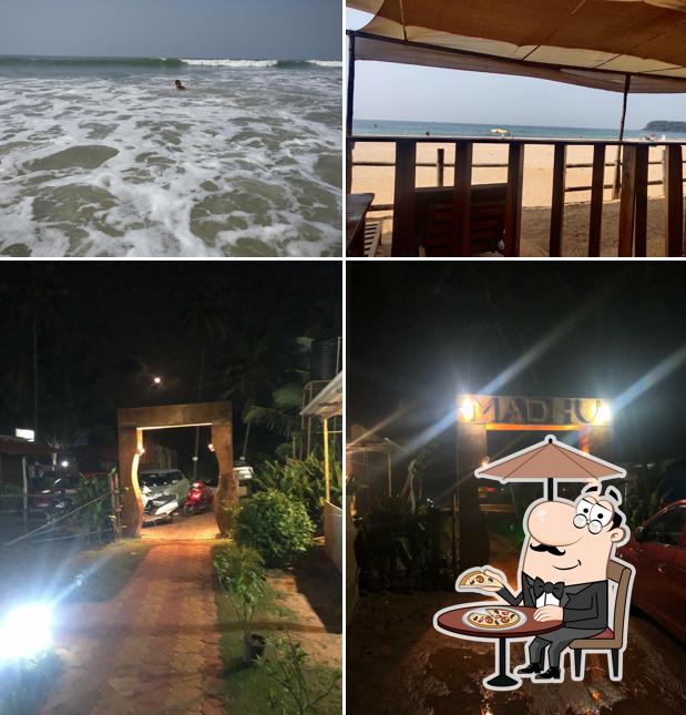 Enjoy the view outside Madhu Huts & Restaurant