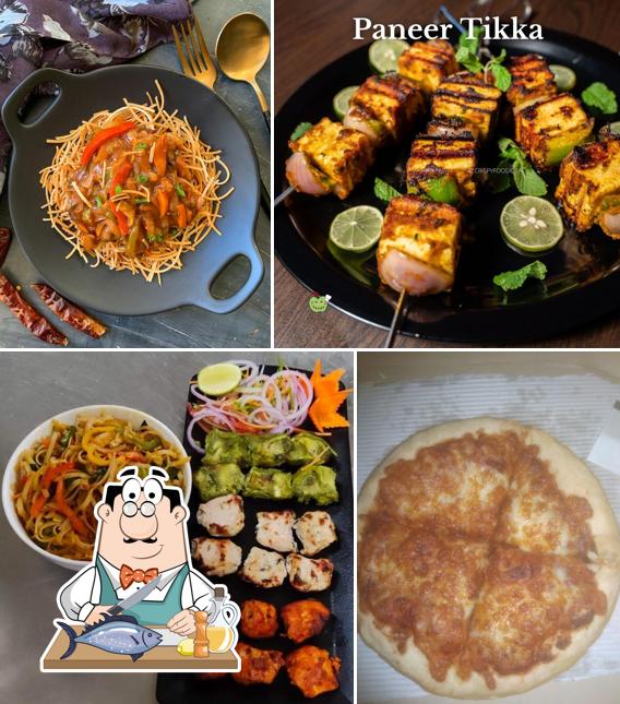 Grilled salmon at Chill n fill best restaurant Chinese Kabab Shawarma