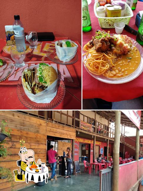 A imagem do Esquina Lanches "BBB"’s comida e interior