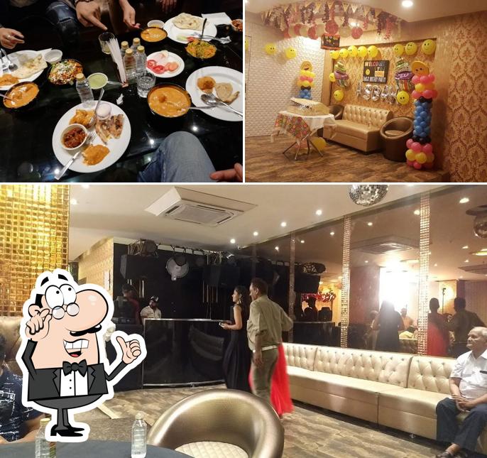 This is the photo showing interior and food at Flavours From Heaven