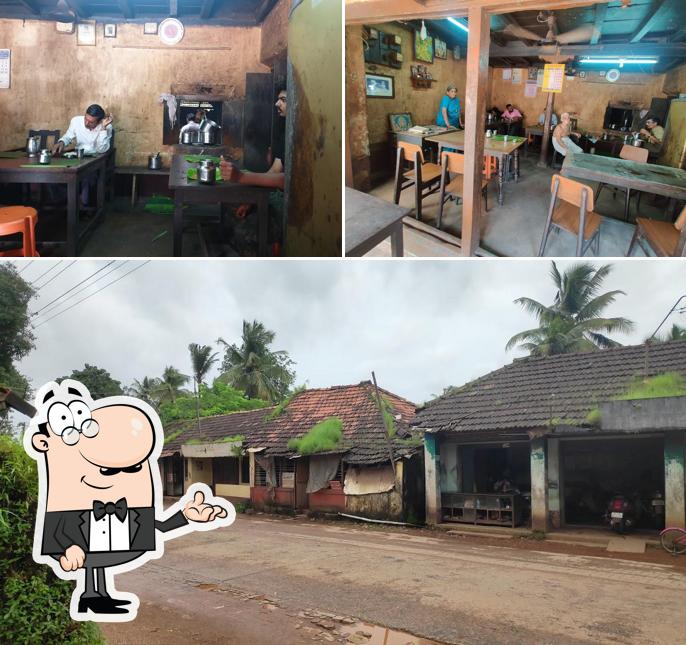 The picture of GANESH PRASAD Hotel (Ajja Ajji Oota)’s interior and exterior