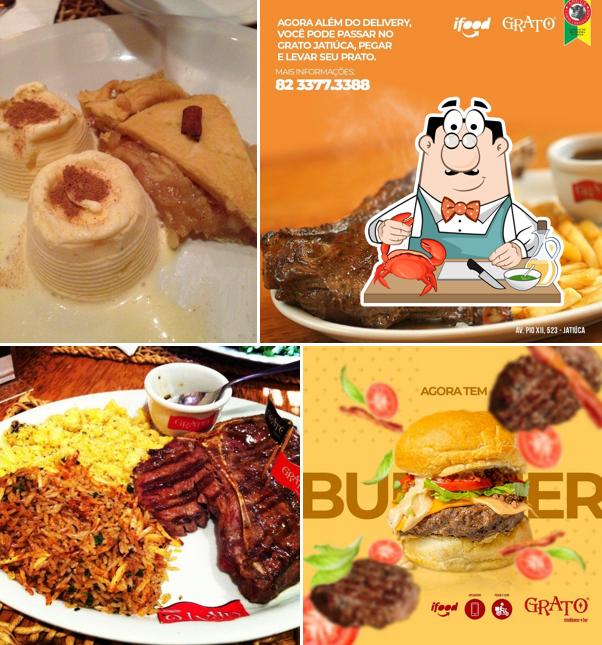 Consiga frutos do mar no Grato Steakhouse