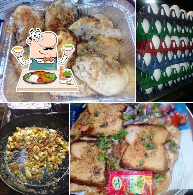 Food at Jameel Bhai Anda Wala