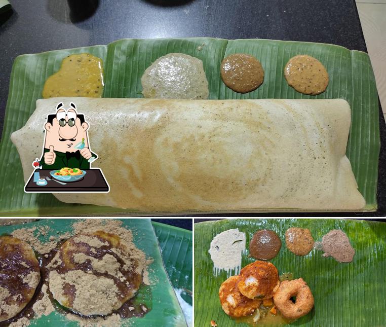 Meals at Murugan Idli Shop Madurai