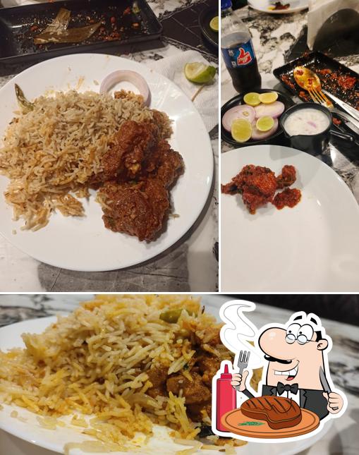 Get meat dishes at Prashamsa
