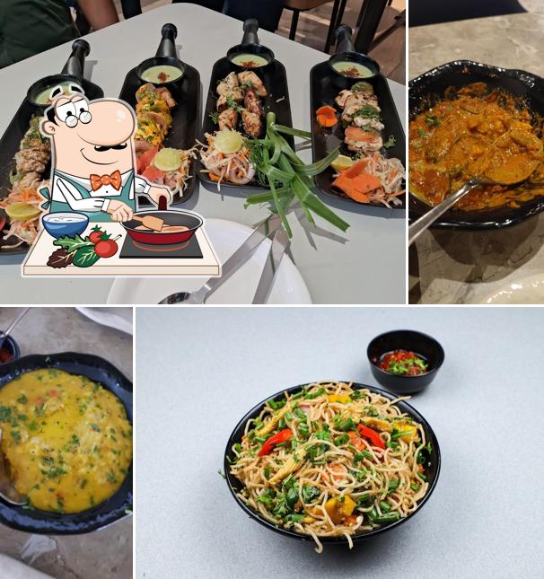 Chicken curry at Trupt Pure Veg Raichur