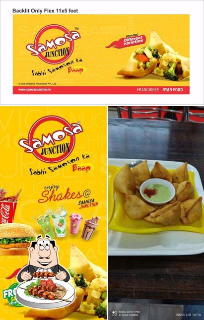 Food at Samosa Junction