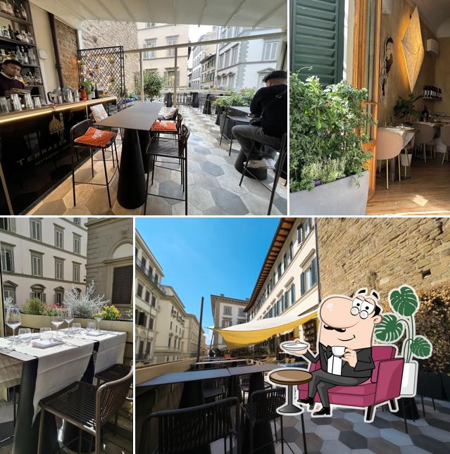 Gli interni di Terrazza Rodo