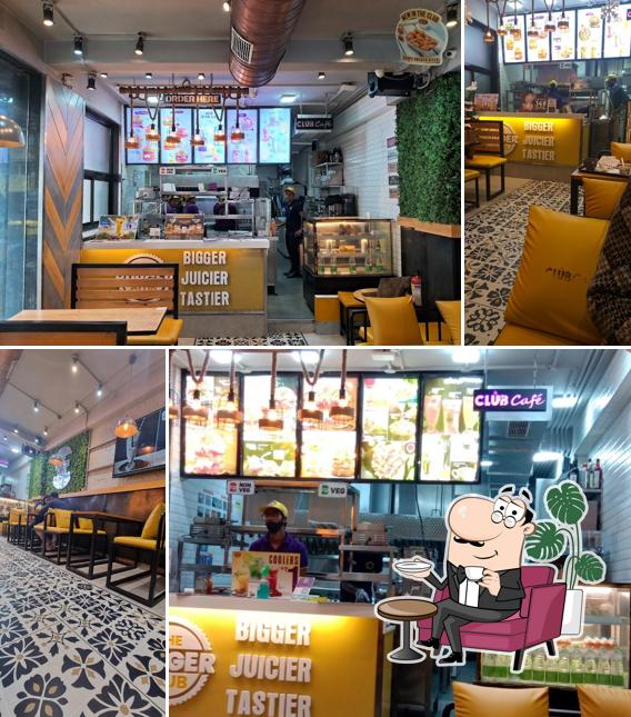 The interior of The Burger Club