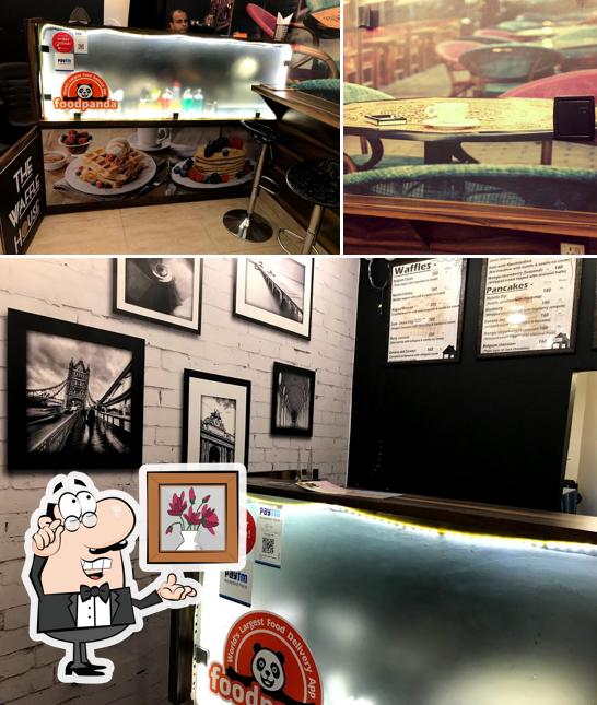 The interior of The Waffle House