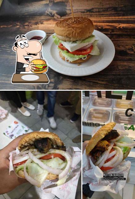 Get a burger at Boxer's Kitchen