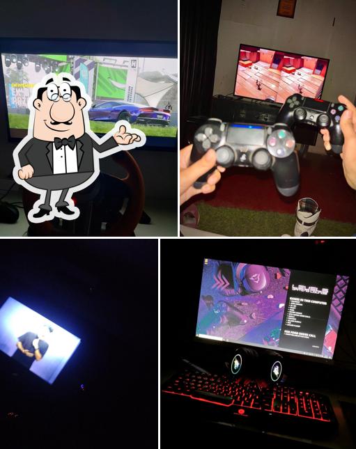 The interior of Levels Gaming Lounge