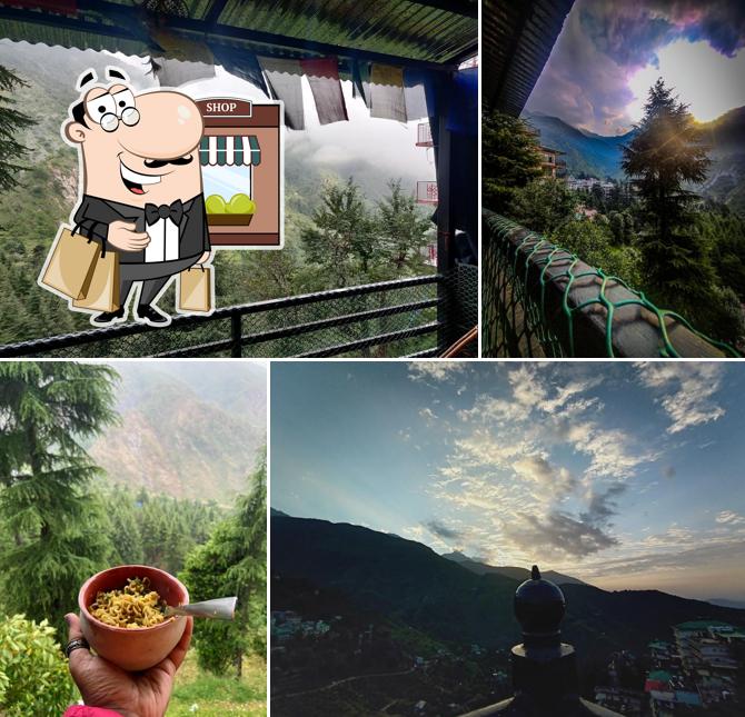 Enjoy the view outside Cafe Yeti