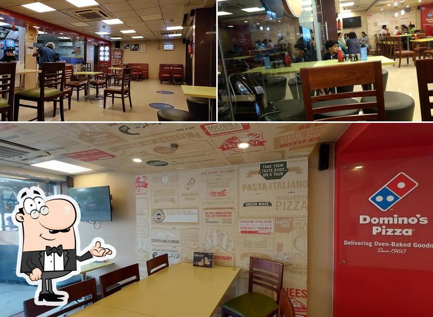 The interior of Domino's Pizza Yashwant Nagar, Pune