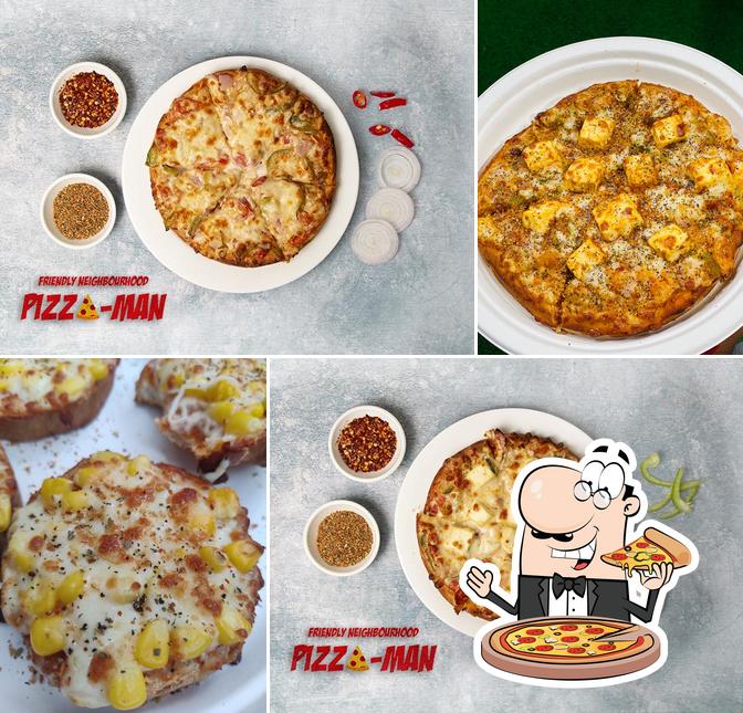 Order different types of pizza