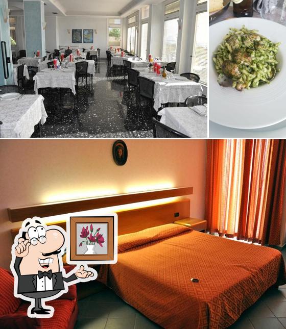 Gli interni di Hotel Corallo