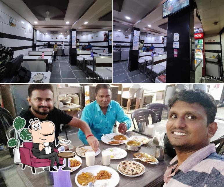 The interior of Hotel Maruti