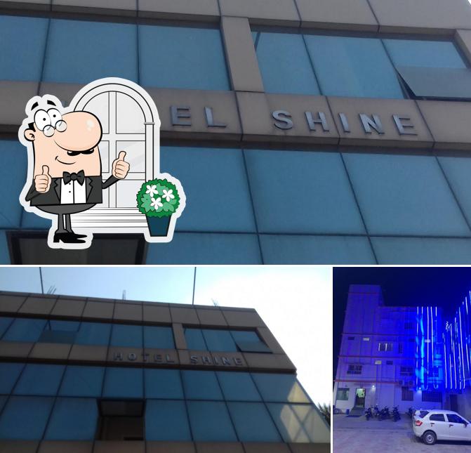 The exterior of Hotel Shine
