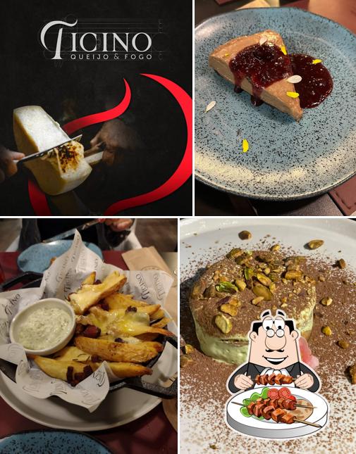 Comida em Ticino - Queijo E Fogo