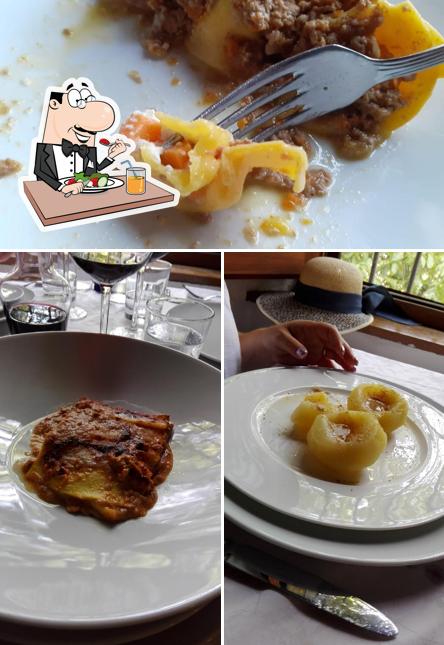 Cibo al Ristorante Vecchia Urbino