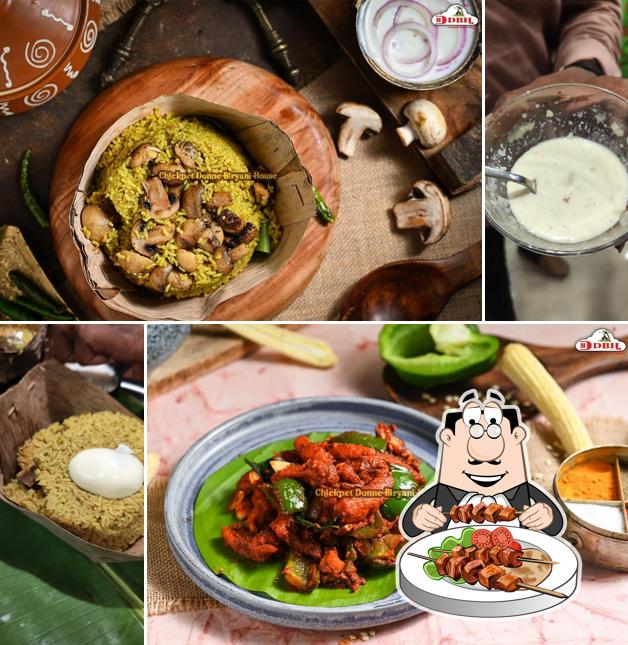 Meals at chickpet donne biryani house tirupati