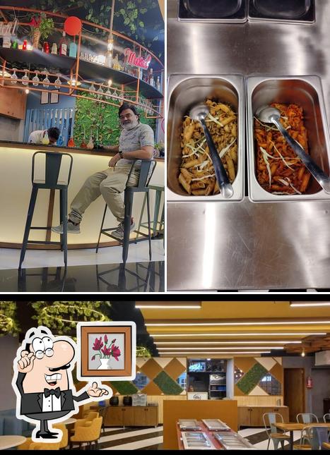 The interior of US Pizza Chandkheda