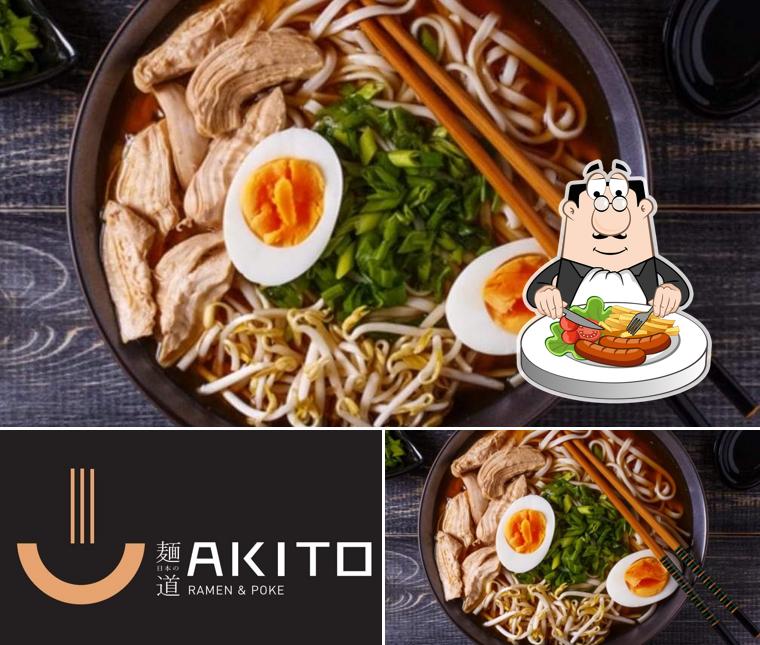 Cibo al Ristorante Akito ramen poke