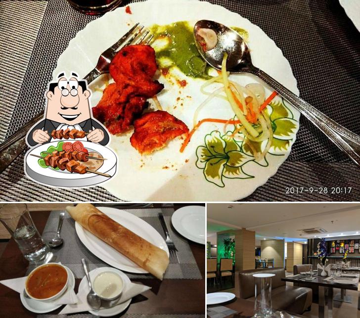 The picture of Saffron’s food and dining table