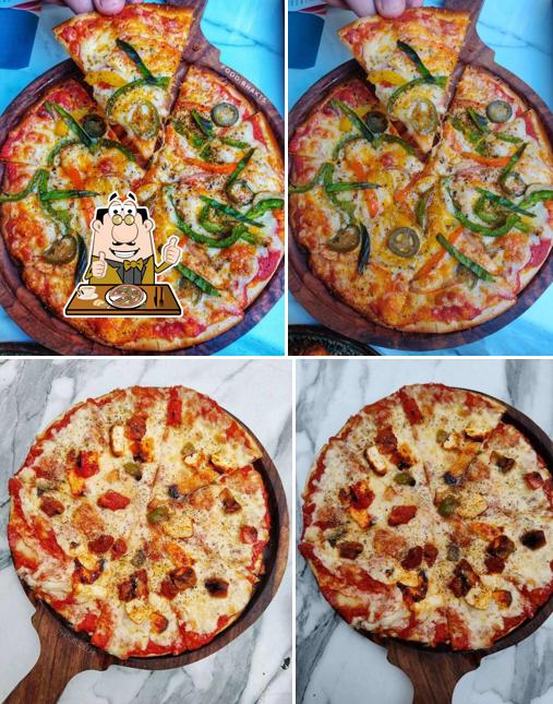 Pick different types of pizza