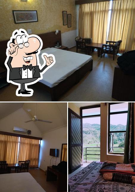 The interior of Tikkar Taal Resort And Restaurant