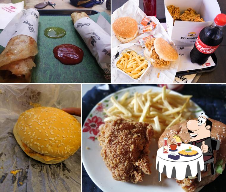 Order a burger at Big Daddy's