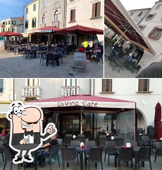 Gli interni di Divino Cafè